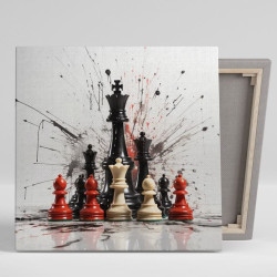 Chess peice tableau