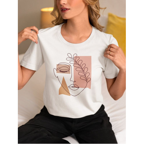 Face art T-shirt