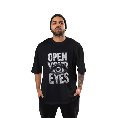 Open Your Eyes T-shirt Oversize